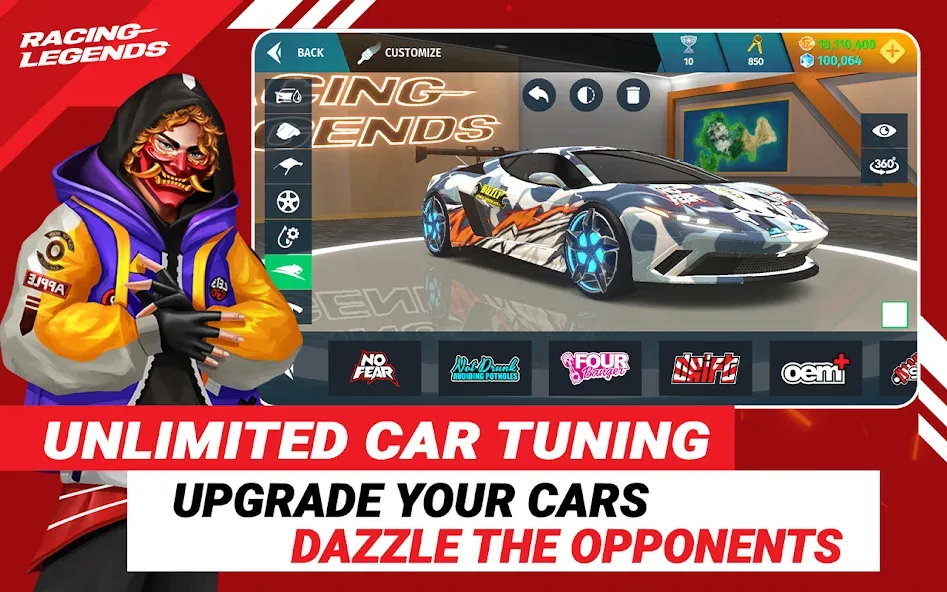 Racing Legends Funzy (Расинг Легендс Фанзи)  [МОД Бесконечные монеты] Screenshot 3