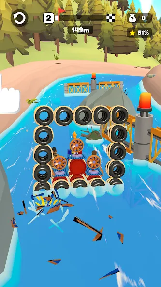 Raft Racing (ДИУАфтинг)  [МОД Unlocked] Screenshot 4