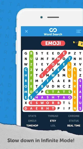 Infinite Word Search Puzzles (Инфинити ворд срч пазлы)  [МОД Много монет] Screenshot 4