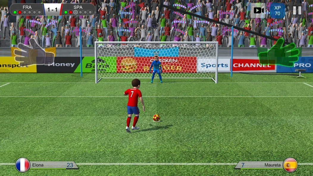 Pro Kick Soccer (Про Кик Сокер)  [МОД Все открыто] Screenshot 1