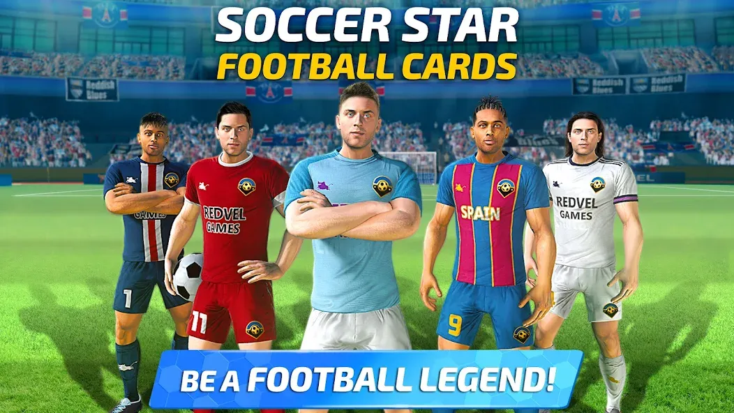 Soccer Star 24 Super Football (оккер Стар 23 Супер Футбол)  [МОД Бесконечные монеты] Screenshot 4