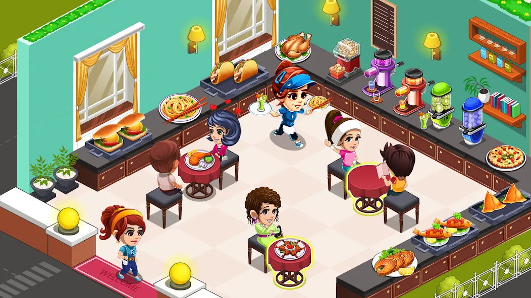 Cooking Restaurant Kitchen (Кукинг Ресторан Китчен)  [МОД Mega Pack] Screenshot 1