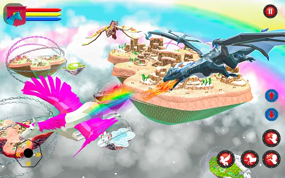 Flying Unicorn Pegasus Games  [МОД Menu] Screenshot 1