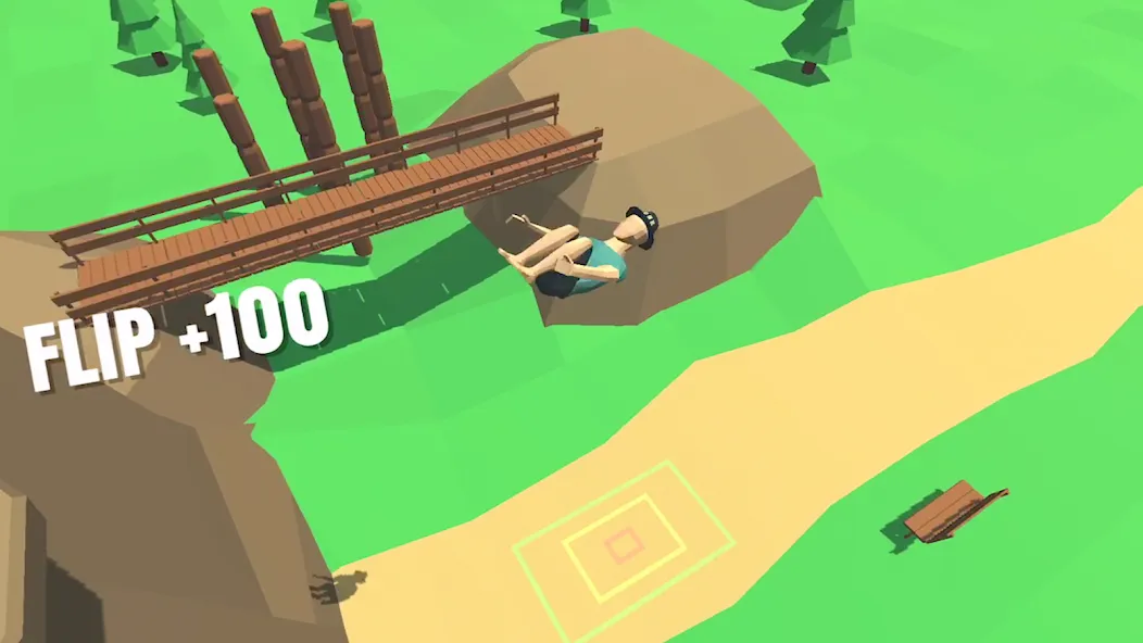 Flip Trickster - Parkour Simul (Флип Трикстер)  [МОД Бесконечные монеты] Screenshot 1