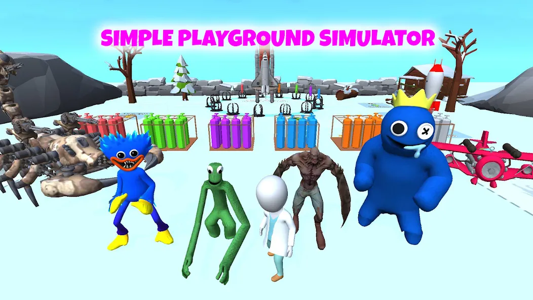 Grimace monster playground (Батл Плейграунд Монстерс)  [МОД Mega Pack] Screenshot 4