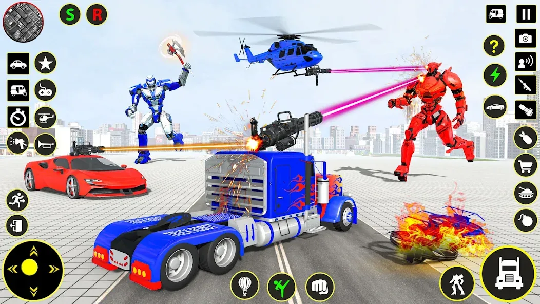 Truck Game - Car Robot Games  [МОД Unlimited Money] Screenshot 2