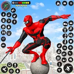 Взлом Spider Rope Games - Crime Hero  [МОД Все открыто] - полная версия apk на Андроид