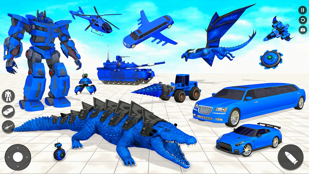 Crocodile Animal Robot Games  [МОД Menu] Screenshot 1