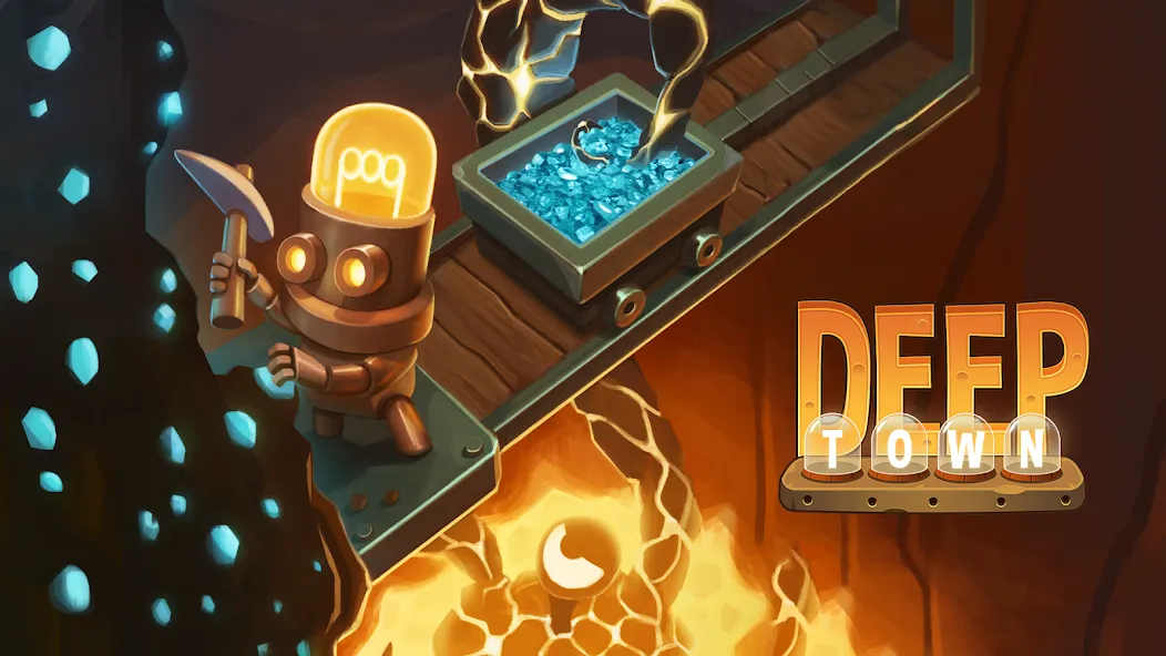 Deep Town: Idle Mining Tycoon (Дип Таун)  [МОД Unlocked] Screenshot 1