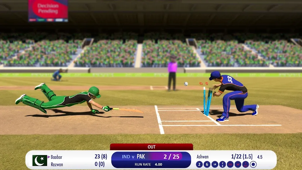 RVG Real World Cricket Game 3D (РВГ Реальная Мировая Крикетная Игра 3D)  [МОД Все открыто] Screenshot 1