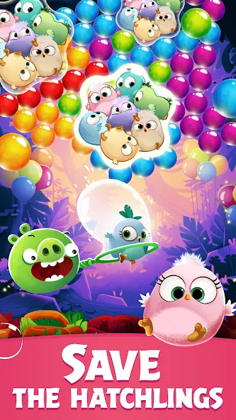 Angry Birds POP Bubble Shooter (Энгри Брдс ПОП Бабл Шутер)  [МОД Много денег] Screenshot 3