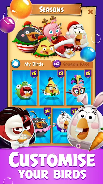 Angry Birds POP Bubble Shooter (Энгри Брдс ПОП Бабл Шутер)  [МОД Много денег] Screenshot 5