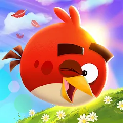 Скачать взломанную Angry Birds POP Bubble Shooter (Энгри Брдс ПОП Бабл Шутер)  [МОД Много денег] - полная версия apk на Андроид