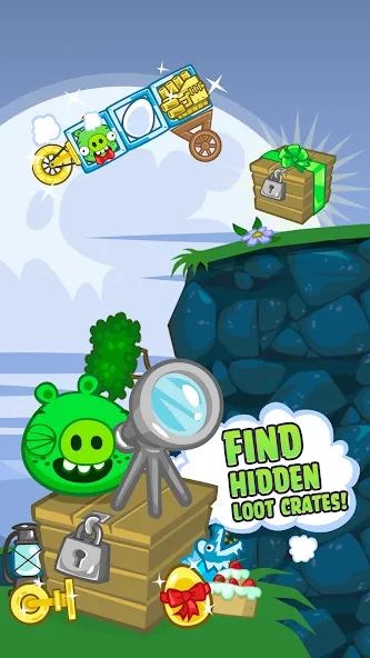 Bad Piggies (Бэд Пиггиз)  [МОД Mega Pack] Screenshot 4