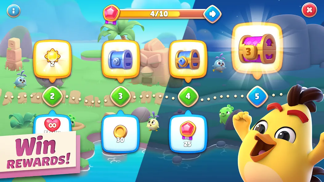 Angry Birds Journey (Энгри Бердс Джорни)  [МОД Unlocked] Screenshot 4