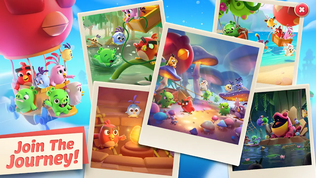 Angry Birds Journey (Энгри Бердс Джорни)  [МОД Unlocked] Screenshot 5