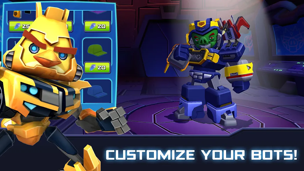 Angry Birds Transformers (Энгри Брдс Трансформеры)  [МОД Unlocked] Screenshot 2