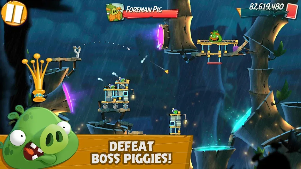 Angry Birds 2 (Энгри Бердс 2)  [МОД Бесконечные монеты] Screenshot 4