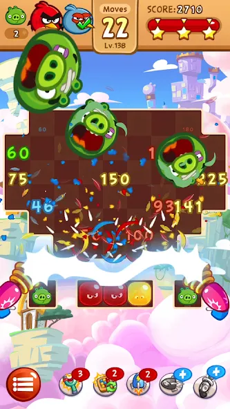 Angry Birds Blast (Энгри Бердс Бласт)  [МОД Бесконечные деньги] Screenshot 4