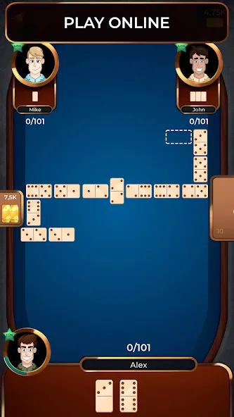 Dominoes Online  [МОД Меню] Screenshot 1