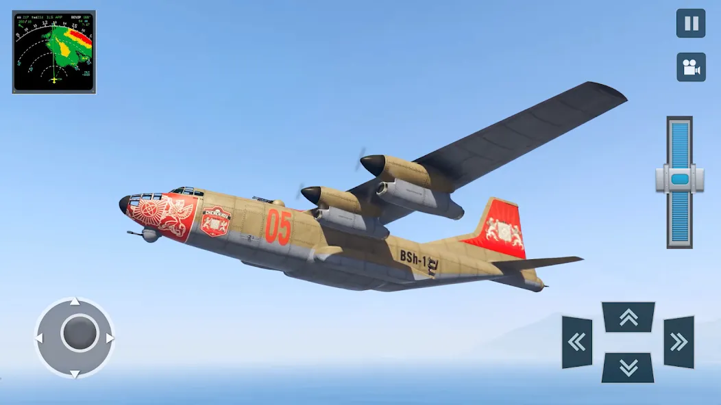Real Plane Flying Simulator  [МОД Unlocked] Screenshot 2