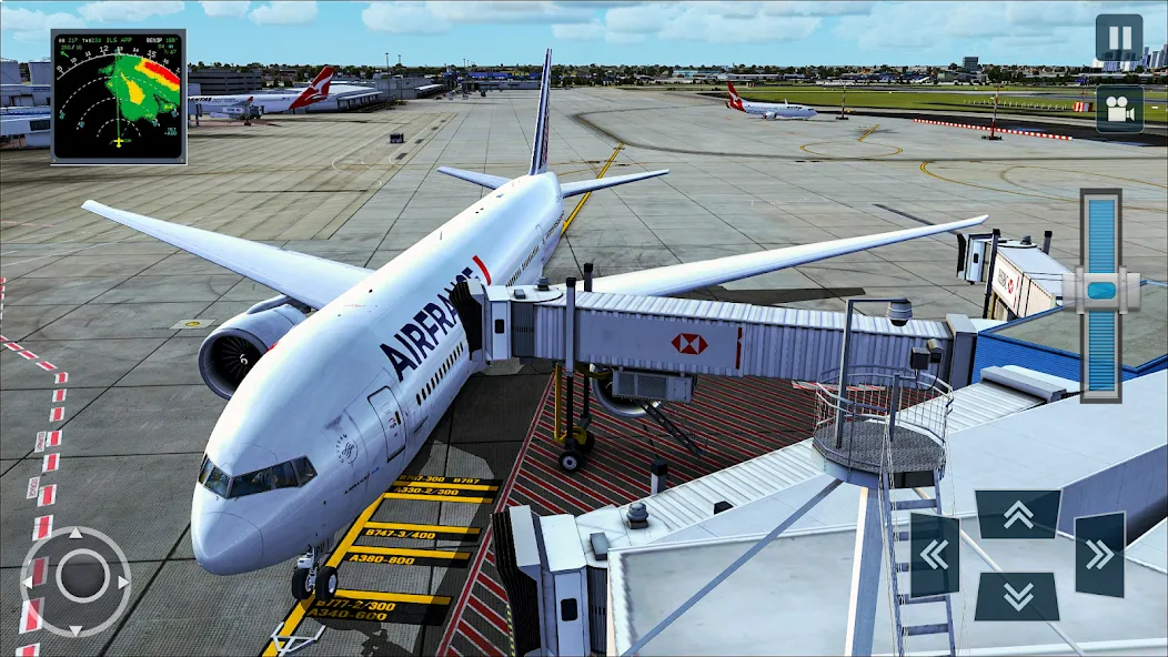 Real Plane Flying Simulator  [МОД Unlocked] Screenshot 3