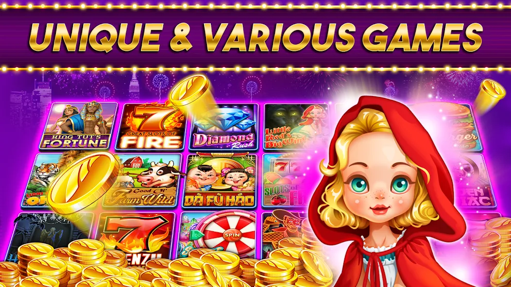 Casino Frenzy - Slot Machines (Казино Френзи)  [МОД Mega Pack] Screenshot 3