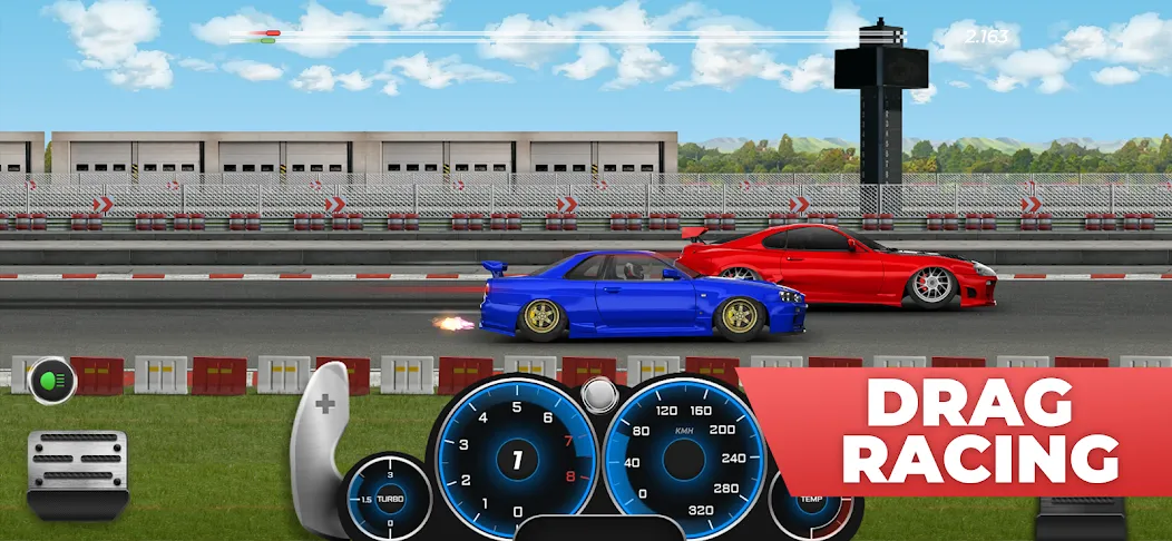 Project Drag Racing (Проект Дрэгрейсинг)  [МОД Бесконечные деньги] Screenshot 1