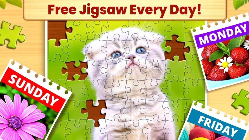 Jigsaw Puzzles: Picture Puzzle  [МОД Все открыто] Screenshot 3