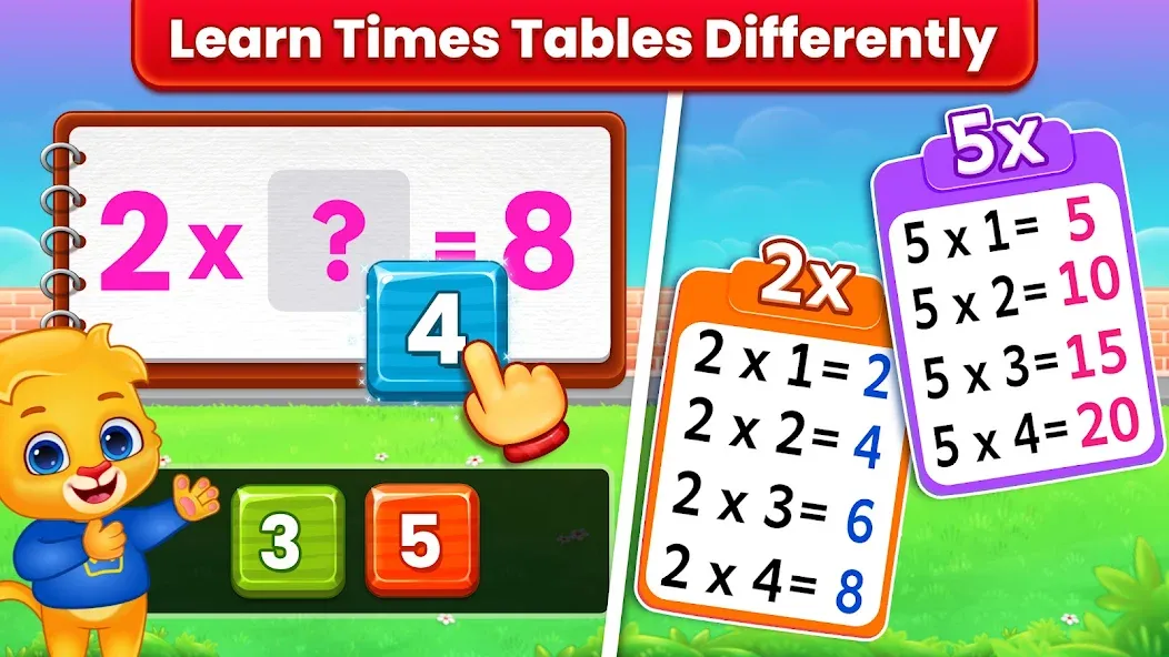 Kids Multiplication Math Games  [МОД Все открыто] Screenshot 2