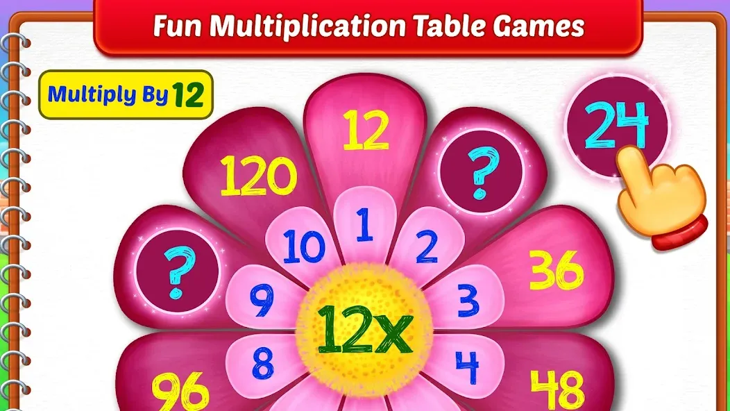 Kids Multiplication Math Games  [МОД Все открыто] Screenshot 4