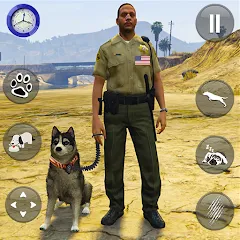 Скачать взлом Toby Police Dog Sim: Dogs Game  [МОД Menu] - последняя версия apk на Андроид