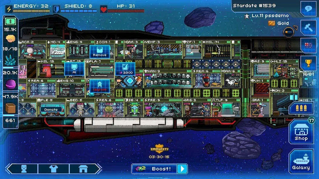 Pixel Starships™ (Пиксель Звездные Корабли)  [МОД Много денег] Screenshot 5