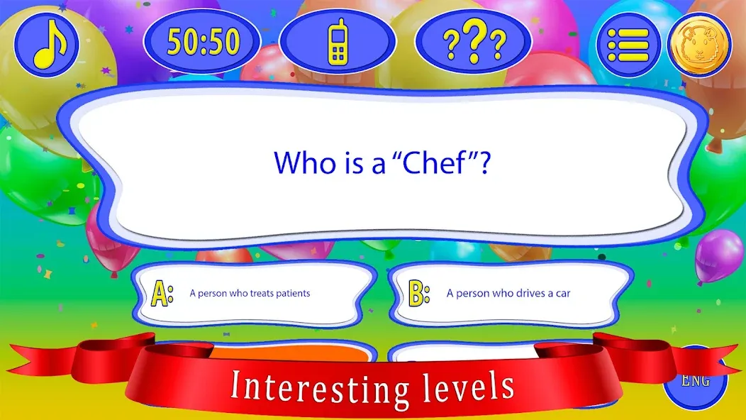 Kids Quiz Games: Millionaire  [МОД Бесконечные деньги] Screenshot 3