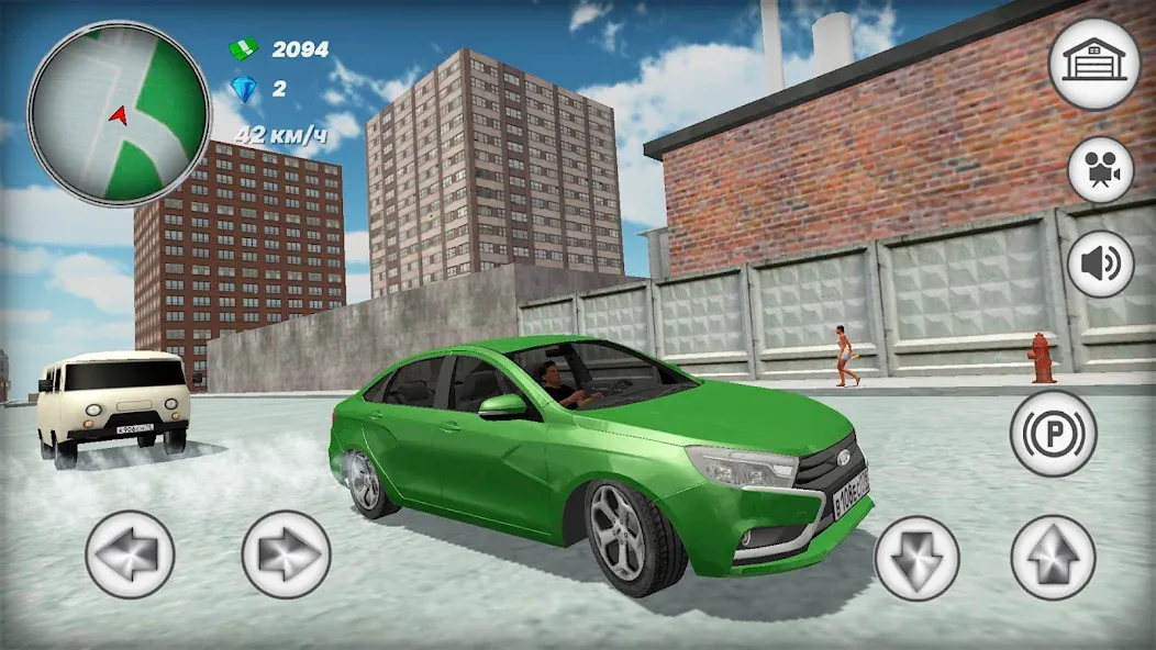 Русская тачка Лада Веста  [МОД Бесконечные деньги] Screenshot 1