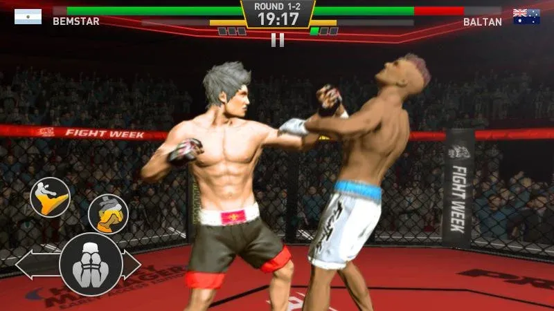 Fighting Star  [МОД Много денег] Screenshot 3