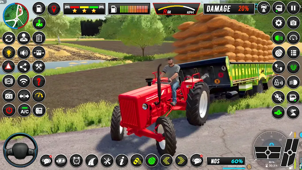 Indian Tractor Simulator Games  [МОД Меню] Screenshot 1