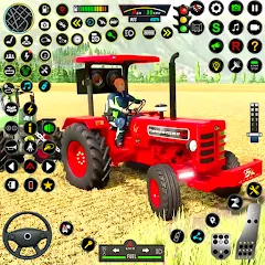 Взломанная Indian Tractor Simulator Games  [МОД Меню] - стабильная версия apk на Андроид