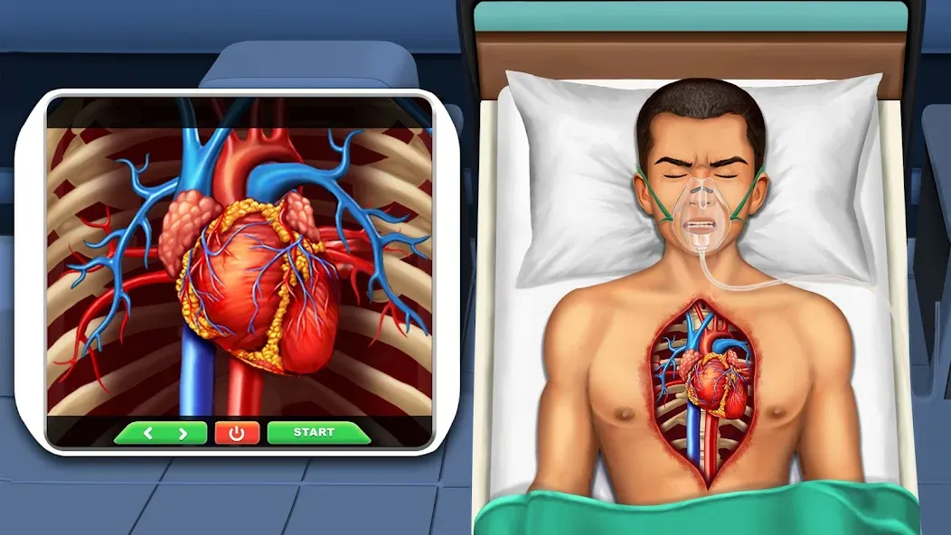 Surgery Simulator Doctor Game  [МОД Unlimited Money] Screenshot 3