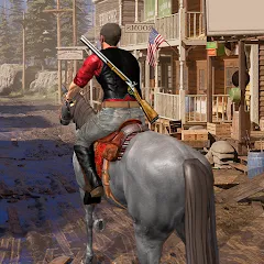 Взломанная West Cowboy - Gunfighter Game (Уэст Ковбой)  [МОД Unlocked] - стабильная версия apk на Андроид