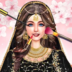 Скачать взломанную Makeup, Fashion Dress up Games  [МОД Бесконечные деньги] - полная версия apk на Андроид