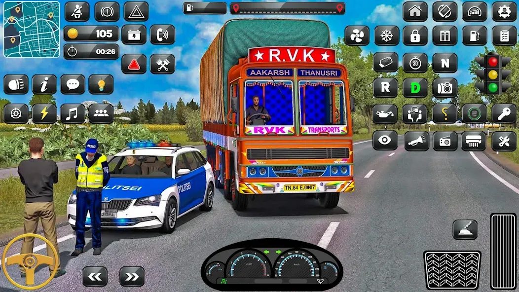 Indian Truck Driver Simulator  [МОД Бесконечные деньги] Screenshot 5