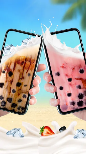 Boba recipe: Drink bubble tea (Рецепт бобы)  [МОД Много монет] Screenshot 1