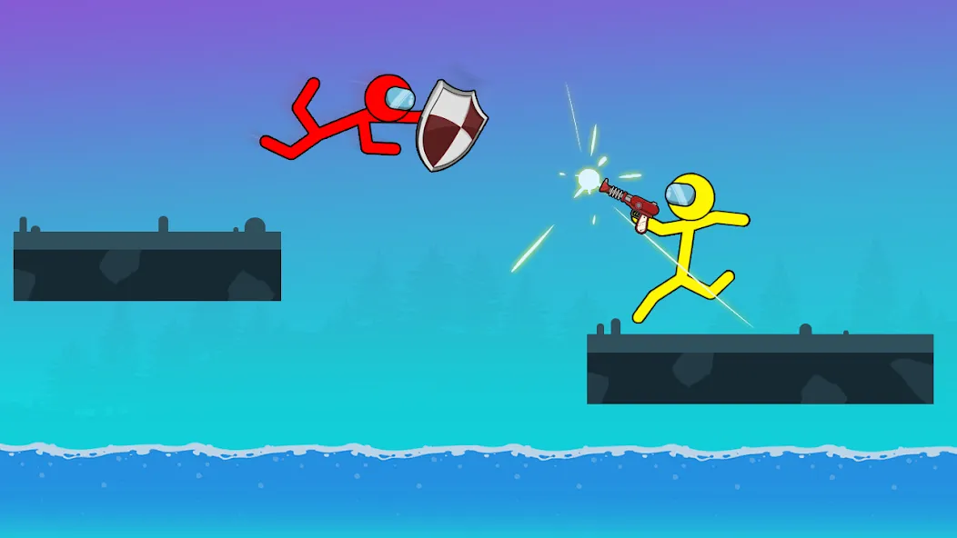 Stick-man Fighting Games  [МОД Много денег] Screenshot 5