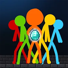 Скачать взлом Stick-man Battle - Craft World  [МОД Mega Pack] - последняя версия apk на Андроид