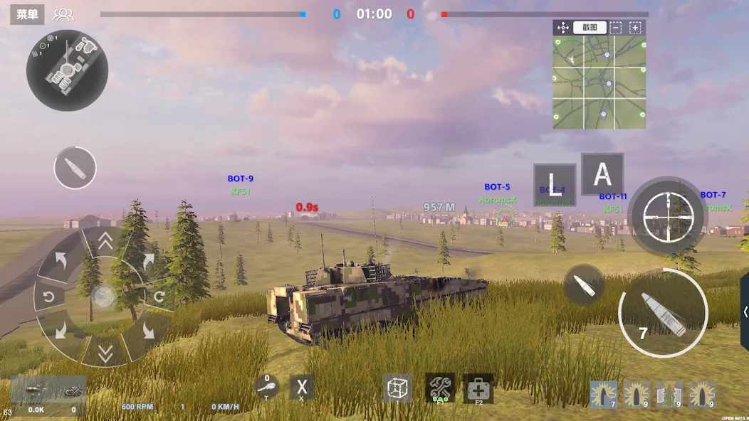 Panzer War (Панцер Вар)  [МОД Все открыто] Screenshot 1