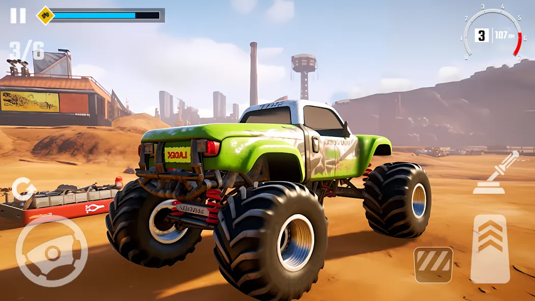 4x4 Monster Truck Racing Games (Монстр Трак Гонки игры)  [МОД Много монет] Screenshot 1