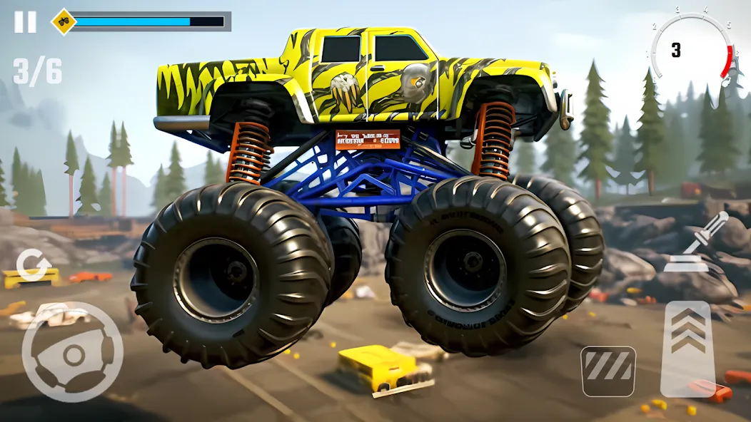 4x4 Monster Truck Racing Games (Монстр Трак Гонки игры)  [МОД Много монет] Screenshot 4