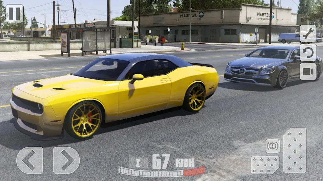 Simulator Dodge Demon Parking (Симулятор парковки  )  [МОД Mega Pack] Screenshot 2