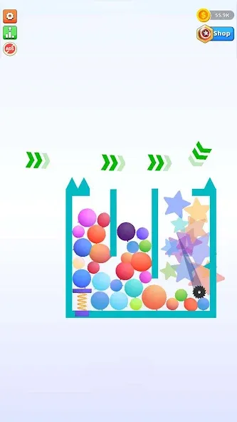 Bounce and pop - Puff Balloon  [МОД Бесконечные деньги] Screenshot 2